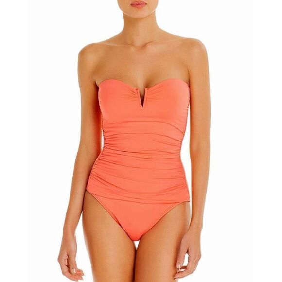 New. Tommy Bahama coral Swimsuit. Size 6 MSRP $149 - Picture 5 of 10